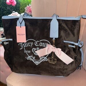 🩷🍒Juicy couture Royalty tote & wallet set